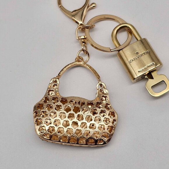 Authentic Louis Vuitton Lock & Key with unbranded Bagcharm, Keycharm, Keychain - Picture 4 of 8